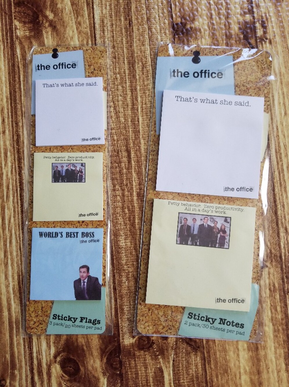 NBC The Office Sticky Notes & Sticky Flags Set Universal Michael Scott Funny